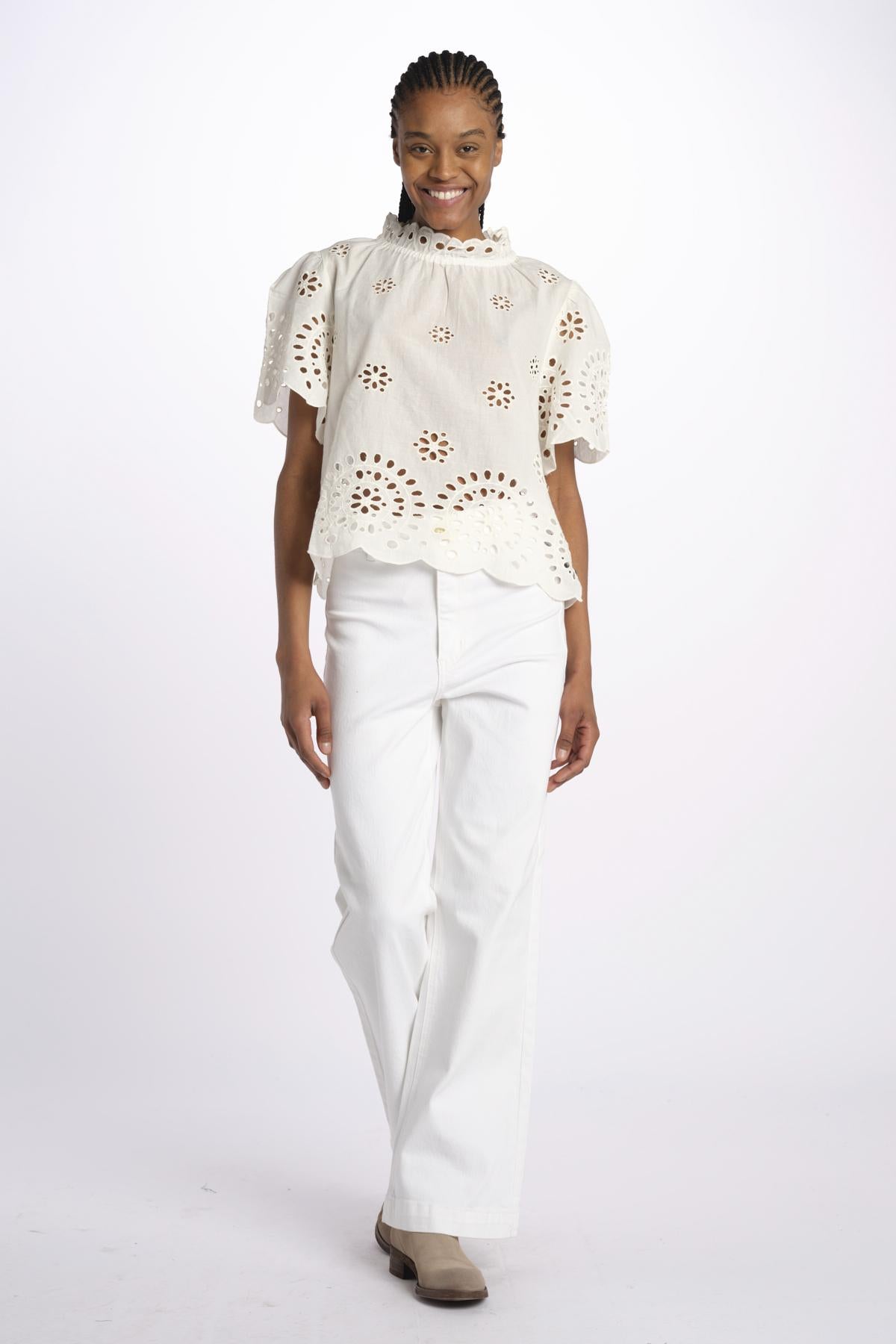 DARLENE camicia con ricami DARLENE 010 bellerose 