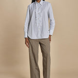 Camicia GEMMA rouches righe P28D0GEMMA-T4706 R658 massimo alba 