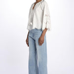 Camicia con ricami ASHU TOP ANTIQUEWHITE scarlett poppies 