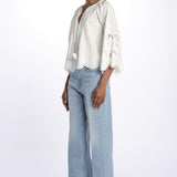 Camicia con ricami ASHU TOP ANTIQUEWHITE scarlett poppies 