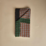 stola a quadretti. BEATLES BROWN lovat & green 