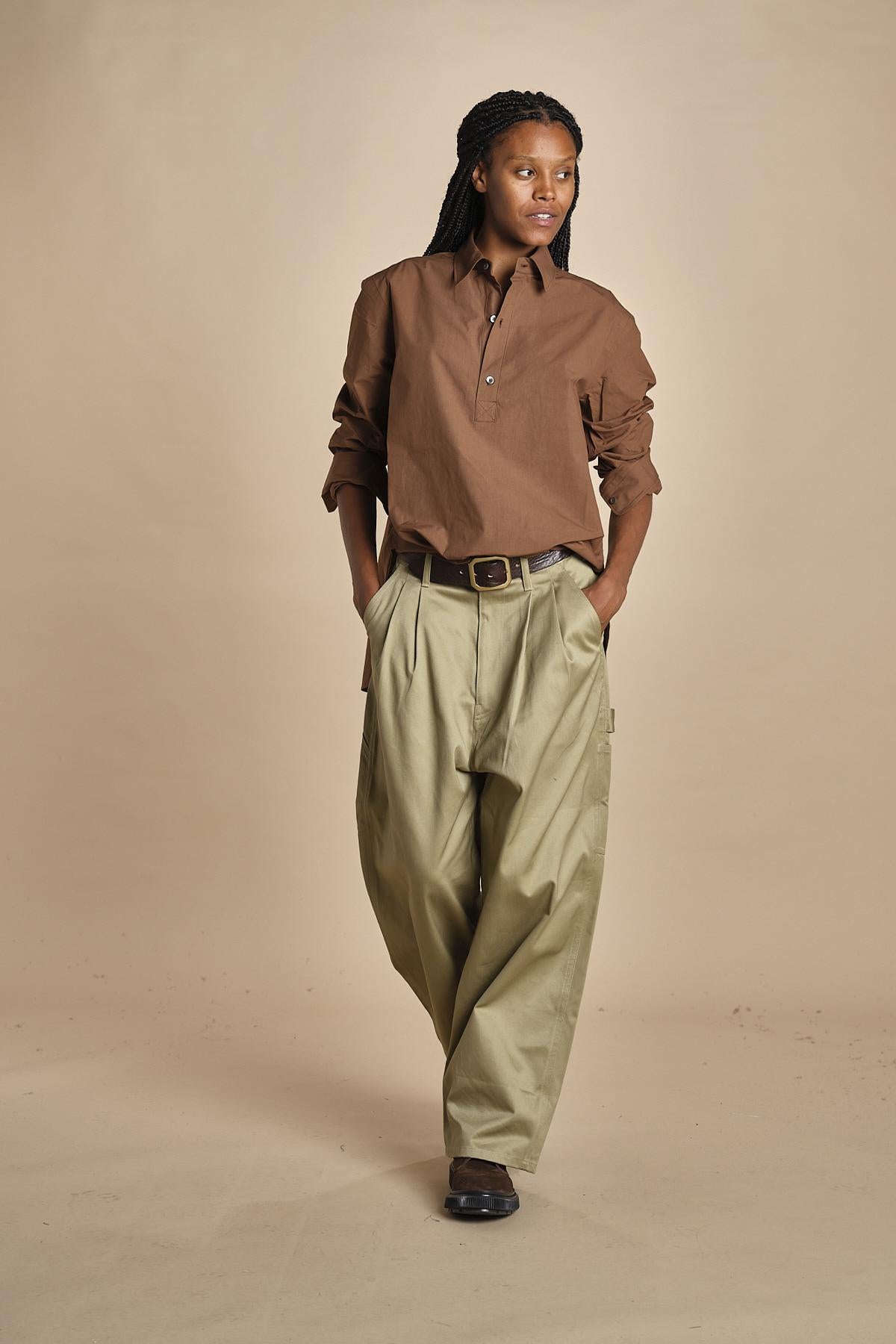 polo camicia BEUYS CHESTNUT sofie d'hoore 