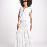 camicia con ricamo HEITABLATU BLANC laraethnics 