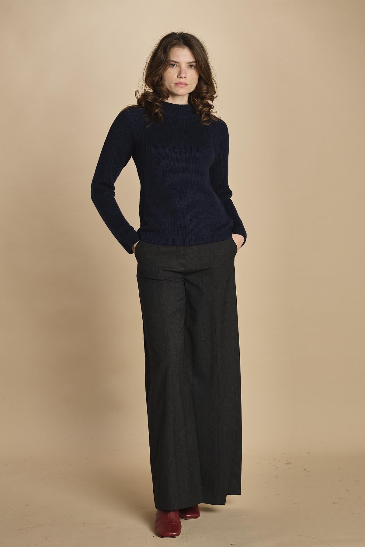 girocollo alto MIL8 25030 BLU milaura 