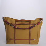 CANDIDE+ALICE Bag tracolla grande + pelle CACOMUS MUSTARD my bob 