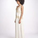 abito lungo con pizzo DOMENICA IVORY mes demoiselles 