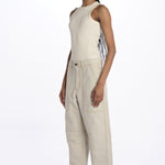 EMPIRE pantalone lino con tasche PAN1607EMPIRE ECR125S soeur 