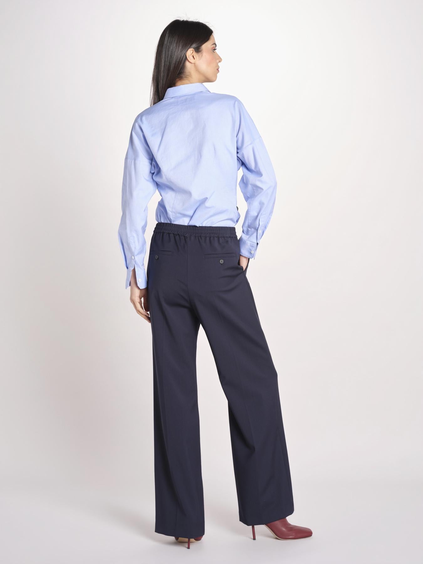 Pantalone straight leg con vita elasticizzata MALLO 2615131071600 001 weekend maxmara 
