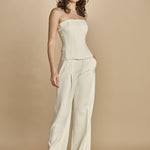 top bustier in cady 31351-313 LATTE 02 federica tosi 