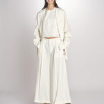 blazer in creepe BIRKIN MJD514_76C555 ECRU jejia 
