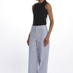 Pantaloni righine con tasche JK PANT WHITEBLUE jejia 