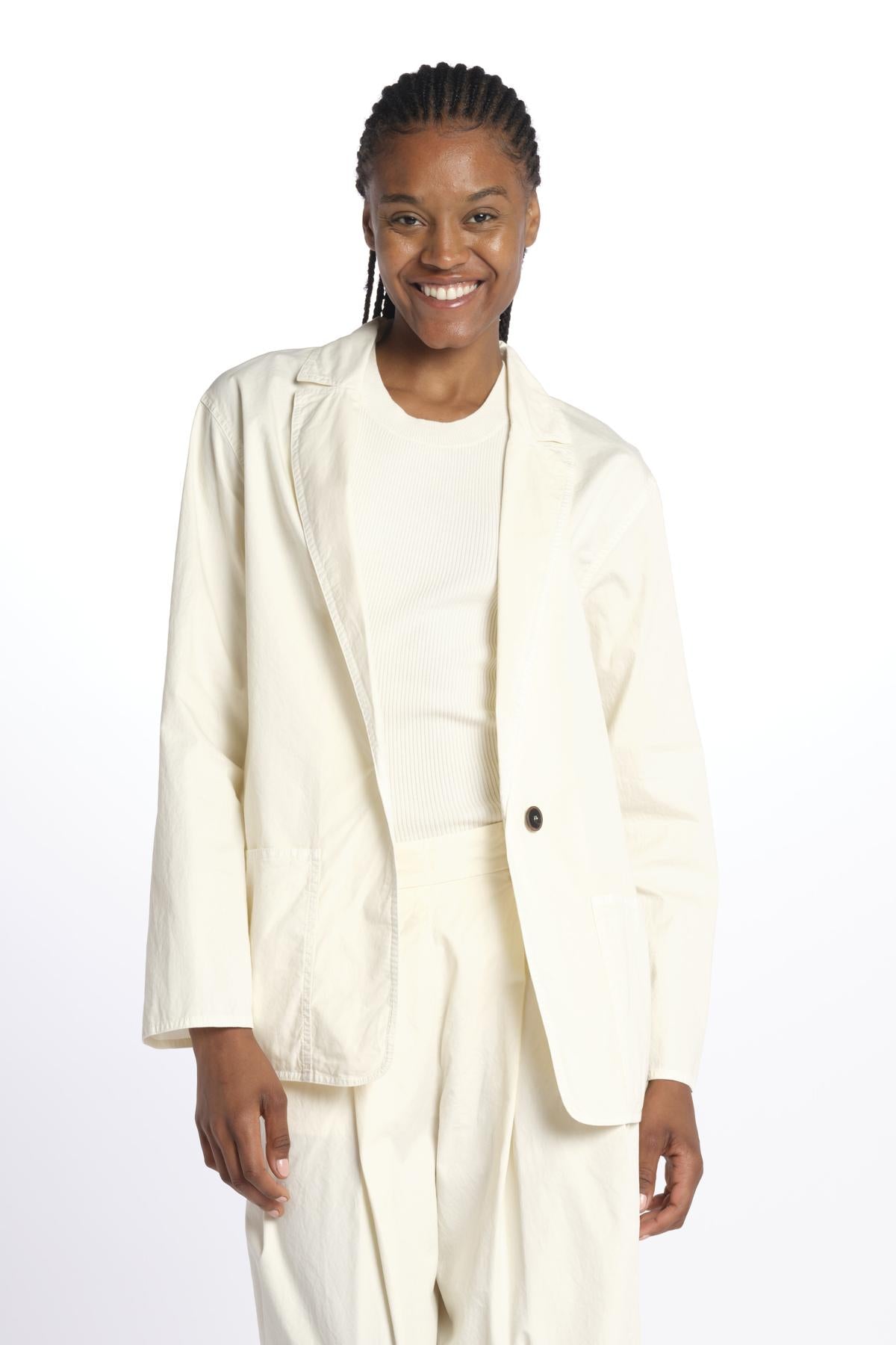 Blazer 1 bottone fluido 5264 21618 120 pomandère 