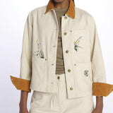 giacca workwear con ricami 179535 U111 scotch&soda 