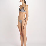 reggiseno triangolo in satin con pizzo LOVE LACE L25101005 ZEBRA PRINT love stories 