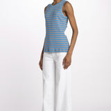 Canotta costine righine GUESS NOT SO TIRED NAVY howlin' 