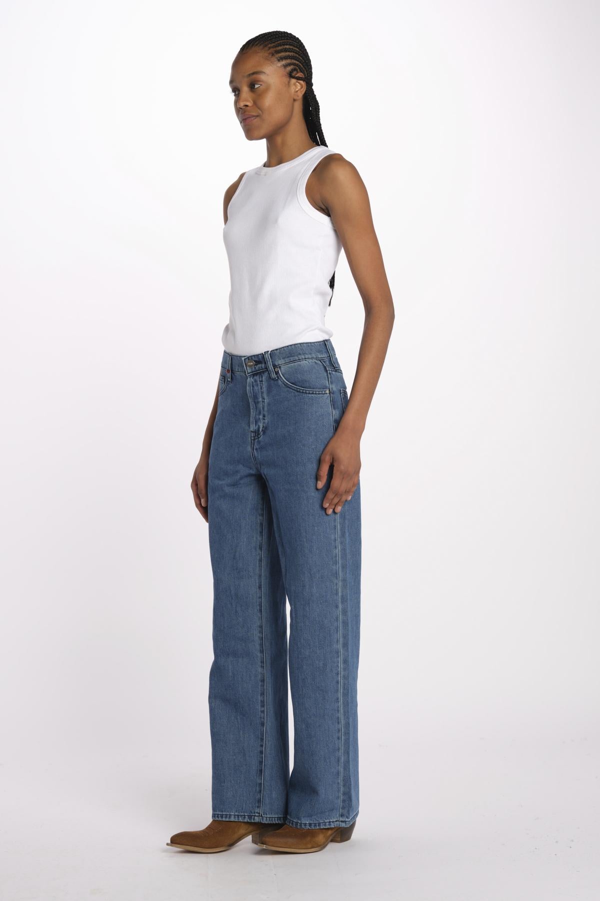 FOREST jeans wide FL 96 W by fam. FOREST STONE fam 