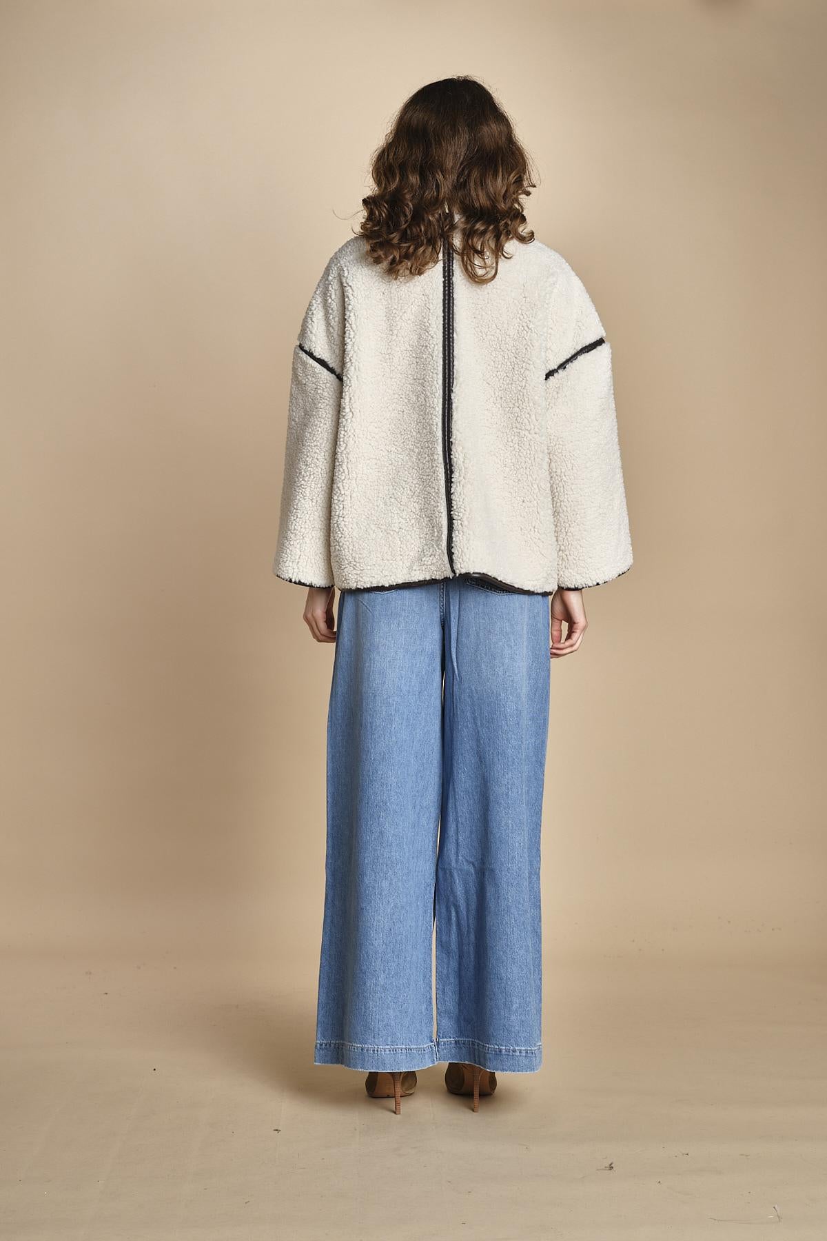 giaccone in ecomontone MAURY ECRU ba&sh 