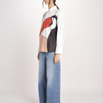 camicia con tucano GRAPHIC BIRDS 348572 BLUSH farm rio 