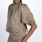 Camicia SHIRRED manica sbuffo 21640LCO STONEGREY phillip lim 
