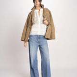 camicia con pizzo e fiori CARIOCA BLOUSE CARIOCA1BLO CREAM antik batik 