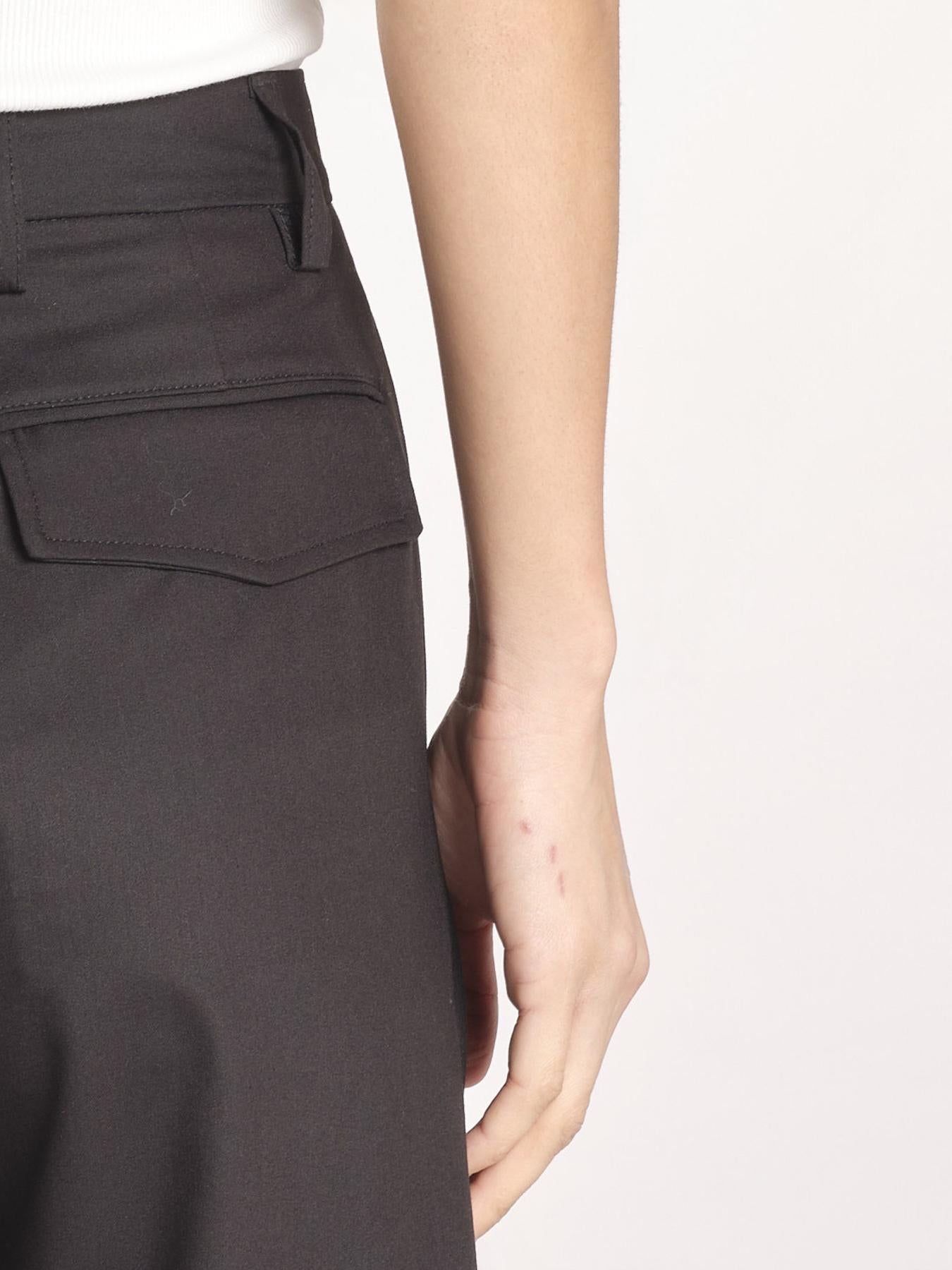pantalone over con pinces BILLIE 3111 T0162 BLACK T0002 the latest 