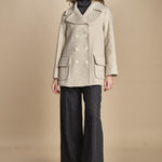 peacoau doppiopetto 15M005WO024 P120 CREAM ines de la fressange 