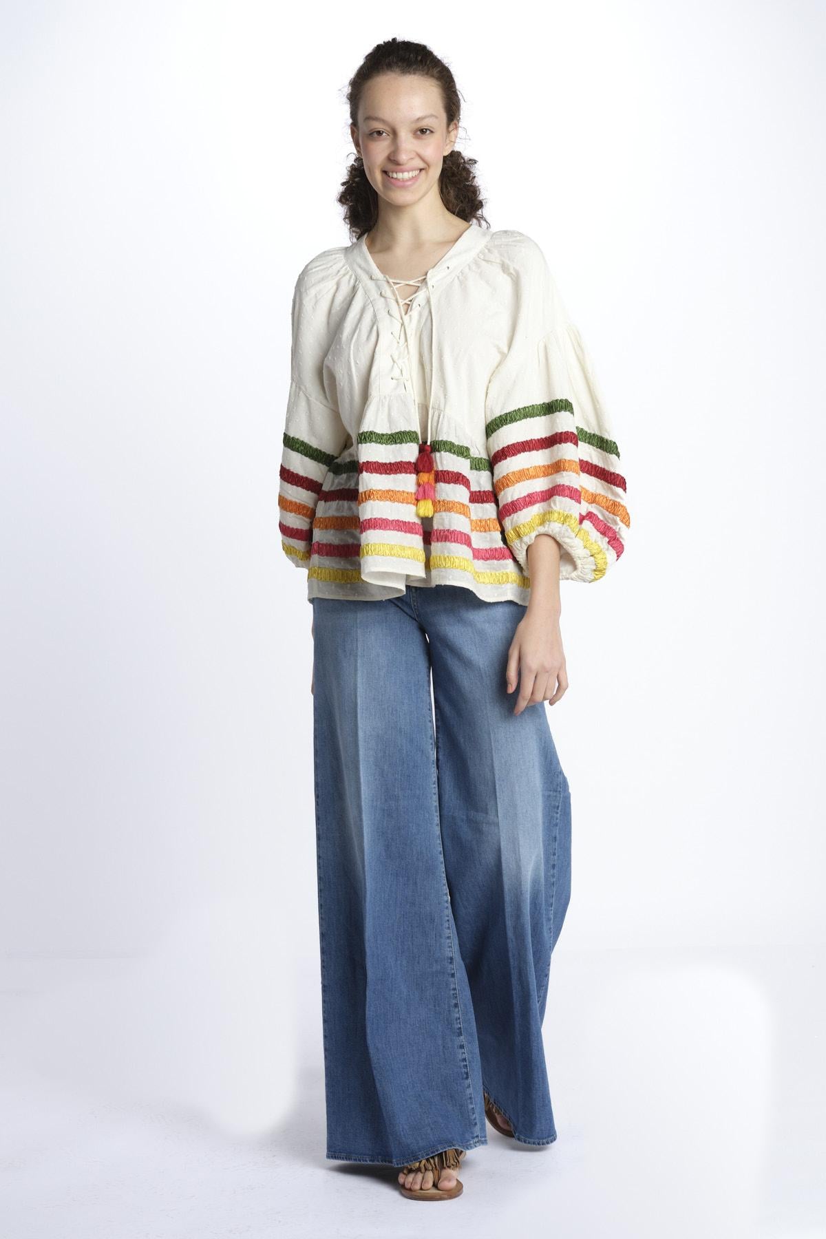 Blousa nastra LIBERTY BEIGE chufy 