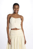 Shoulder strap top + sequins
