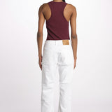 Denim LINDY combo stretto cropped LINDY WHITE true avenue 