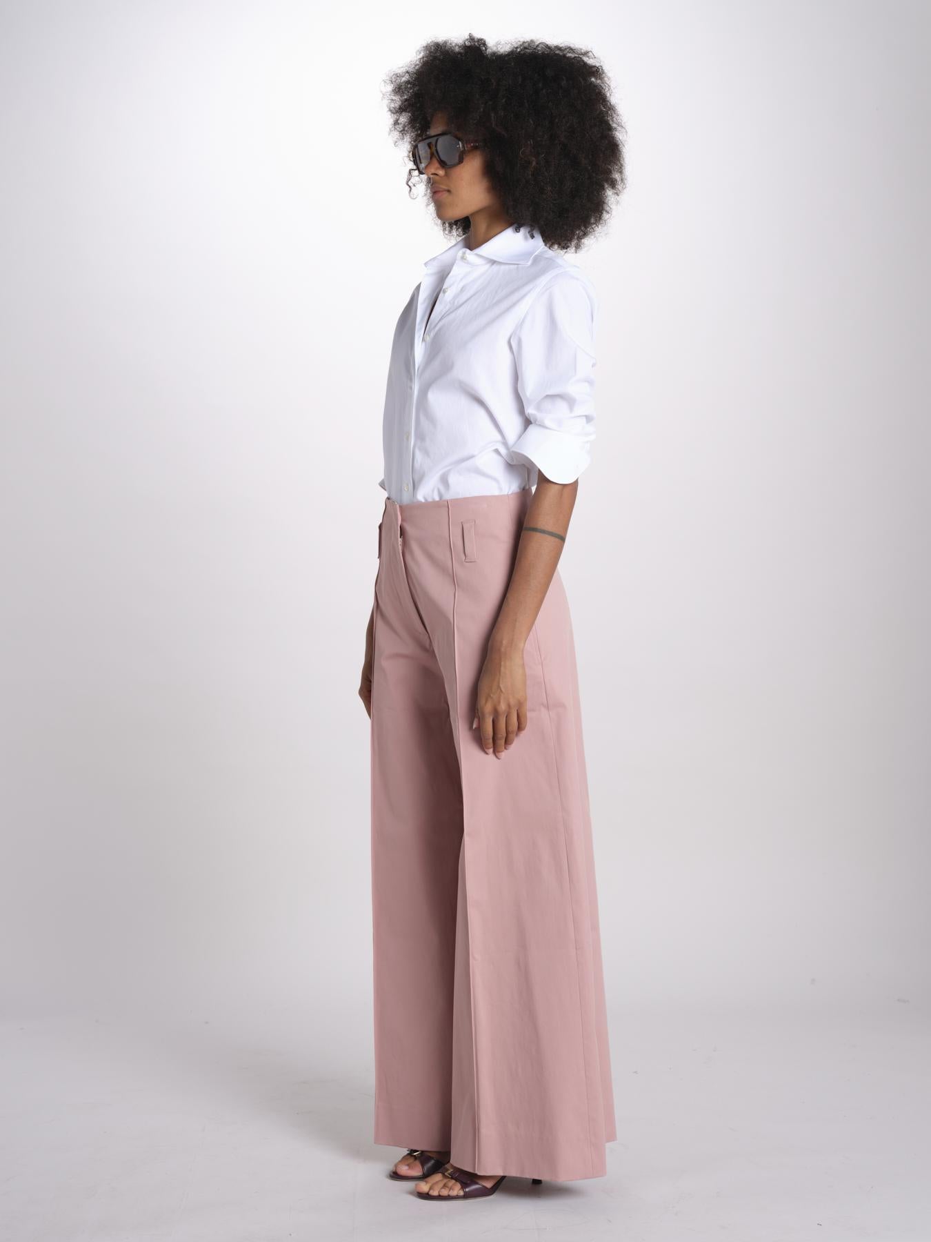 pantalone largo con nervature ORIANA 540 54165 quelledue 