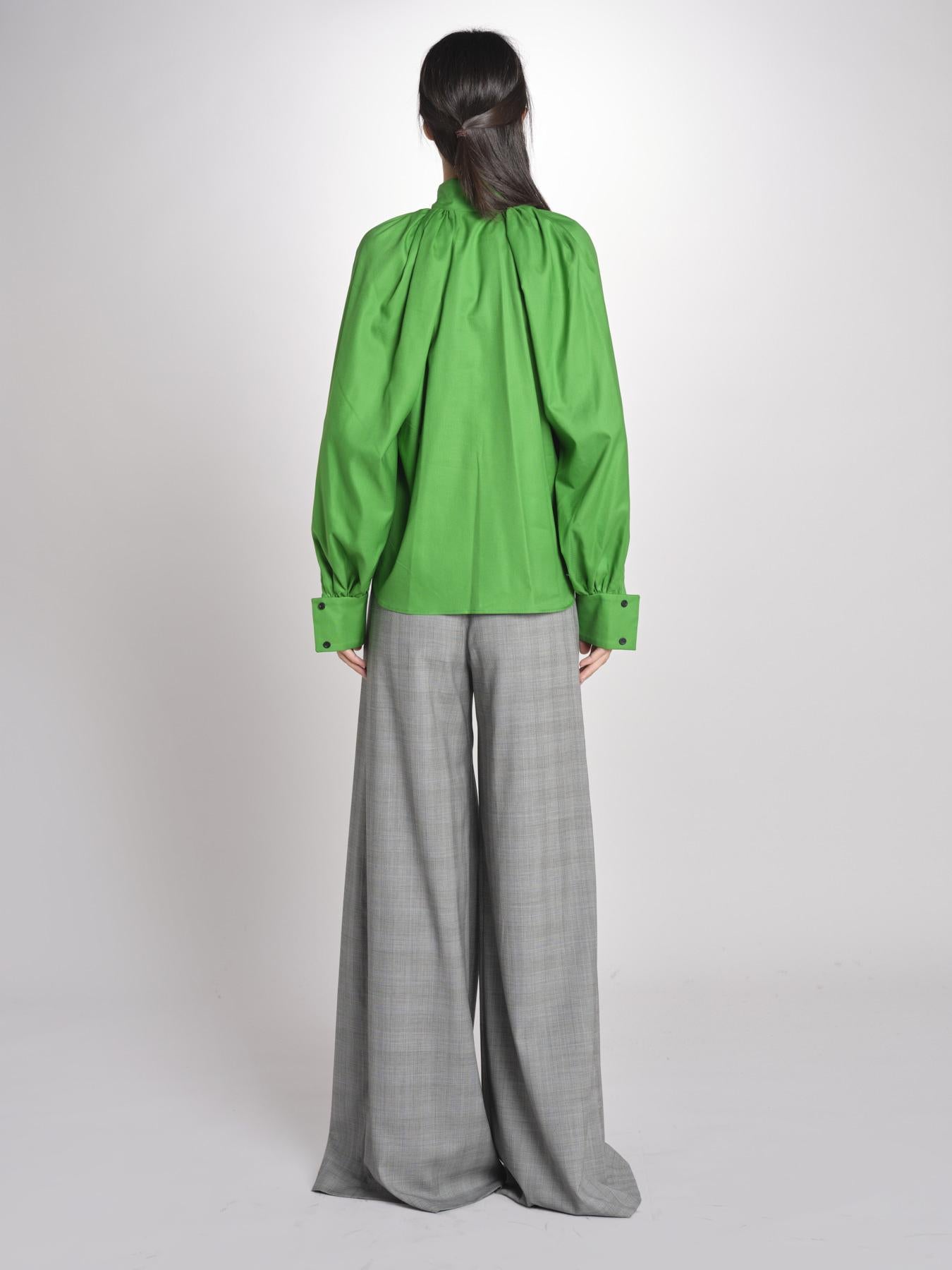 camicia con nodo E20T07 GREEN martin grant 