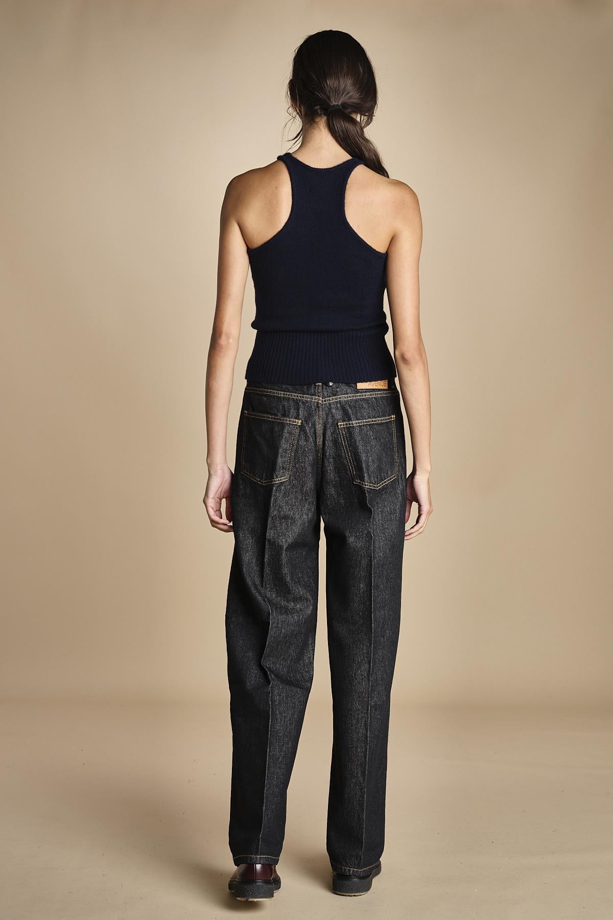 denim cropped ZELDA OPENBLACK true avenue 
