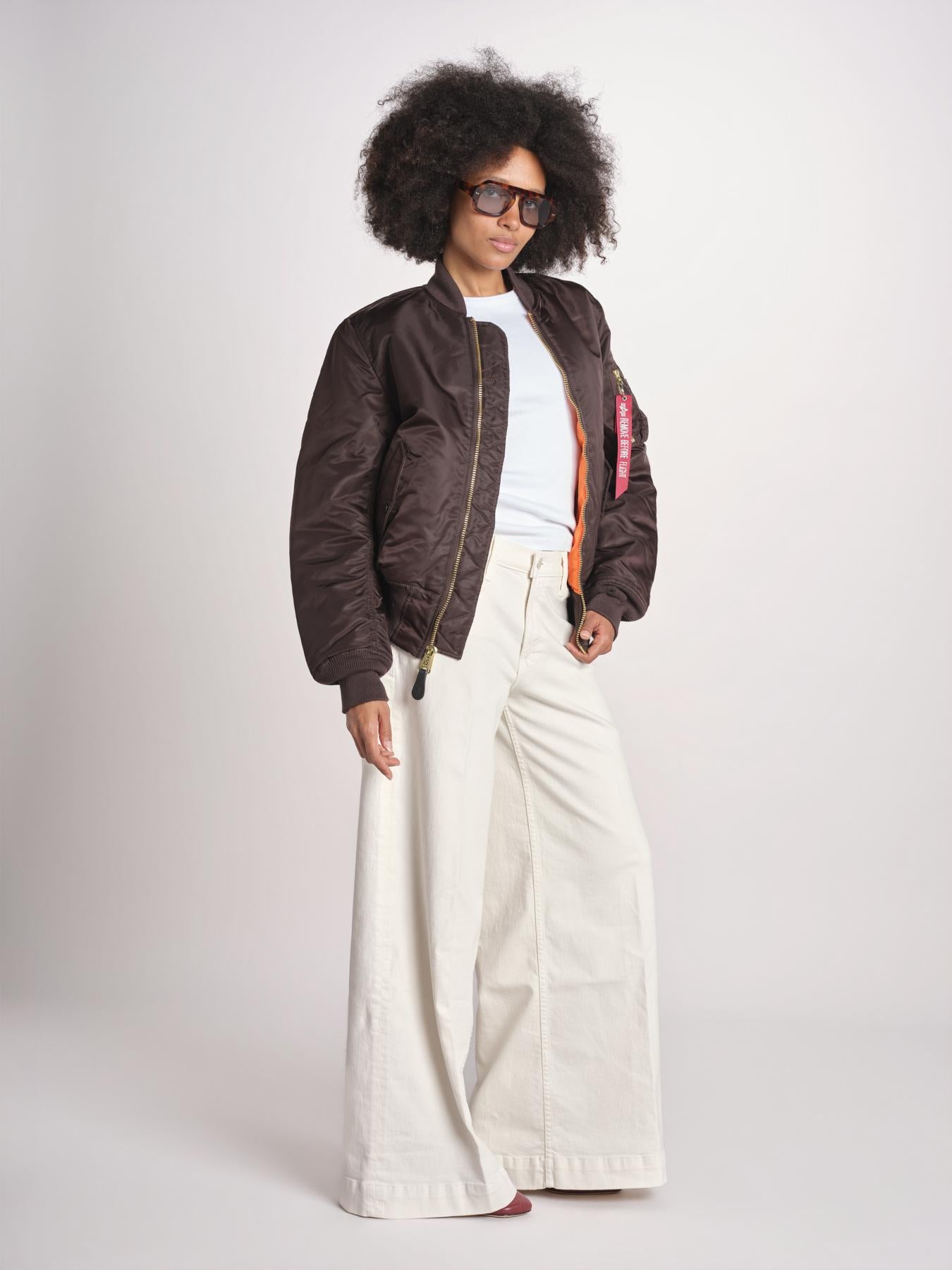 bomber basic SS100101 696 HUNTER BROWN alpha 
