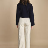 denim over FLEURE WF GREIGE fam 