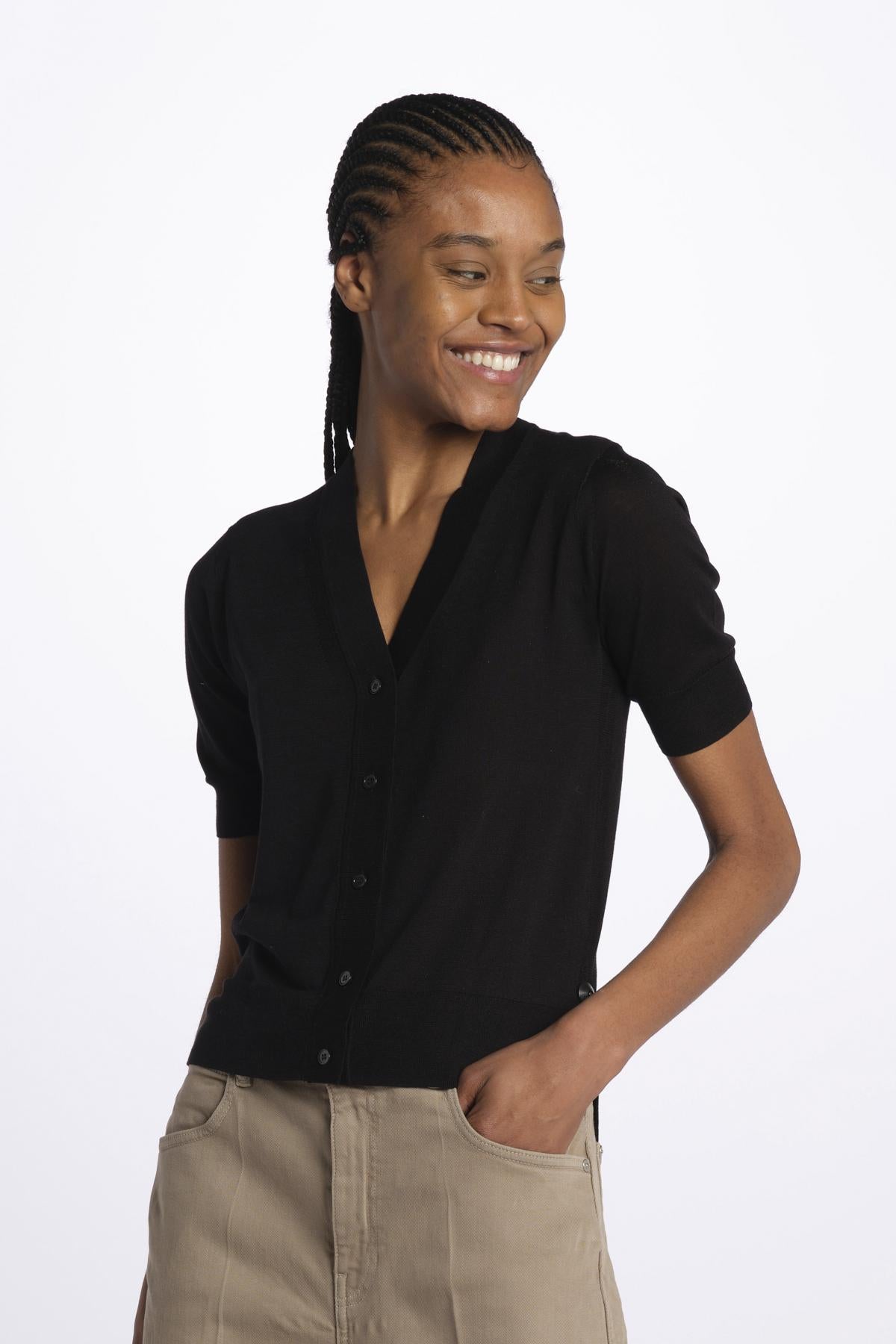 Cardigan SUPERFINE JF009014 BLACK joseph 
