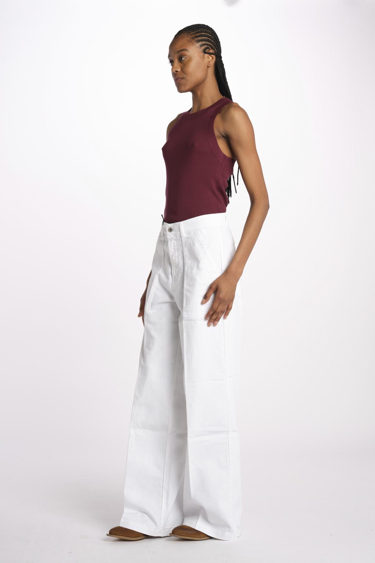 Denim FATA tascone cotone FATA COTONE IVORY true avenue 