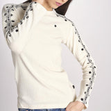 Tshirt in spugna con ricamo MEDROSE OFF WHITE jupe by jackie 