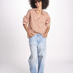 camicia stampa spina VT6248 ORANGE zen ethic 