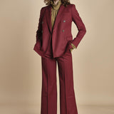 giacca slim doppiopetto in gabardina BICE 33035339 164 quelledue 