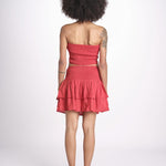 minigonna balze PANOLIBL CRANBERRY laraethnics 