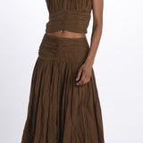 Top spallina+ paillettes CHERIZE TOP MILITARY scarlett poppies 