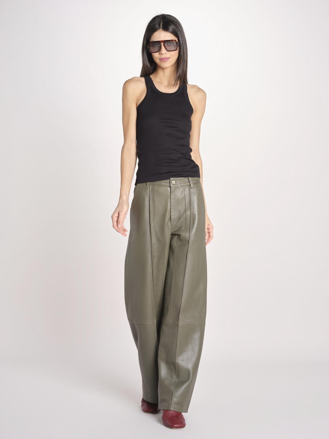 canottiera a costine FINLEY IO1100X2369 BLACK BK999 ivy oak 