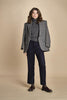 pantalone stretto con elastico