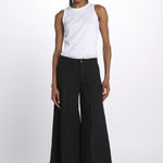 Pantalone GRACE taschina misto lino zampa GRACE TMLS06 099 ps don't forget me 