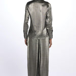 Camicia seta lurex E20FT12 SILVER martin grant 