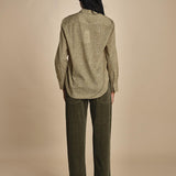 Camicia con rouches e micropois GEMMA P28D0GEMMA-T4732 S669 massimo alba 