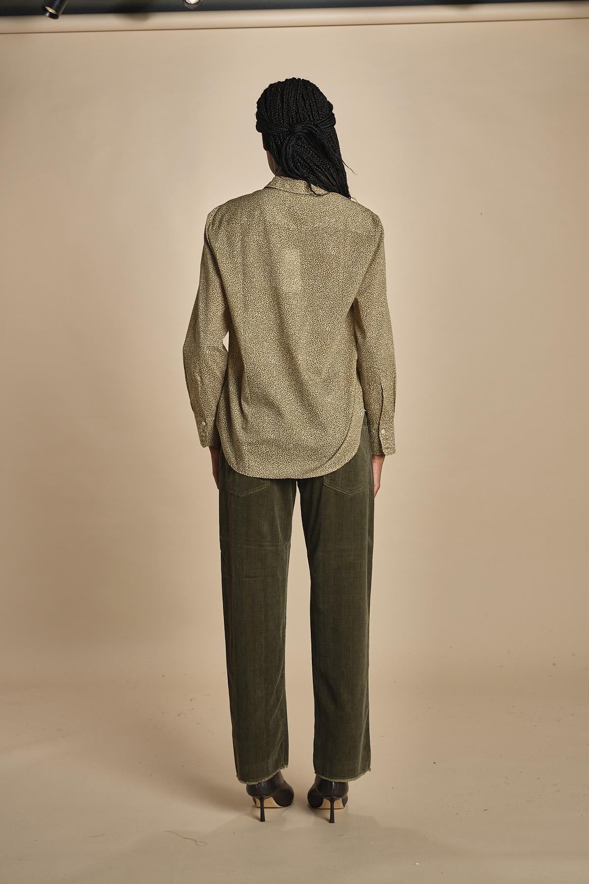 Camicia con rouches e micropois GEMMA P28D0GEMMA-T4732 S669 massimo alba 