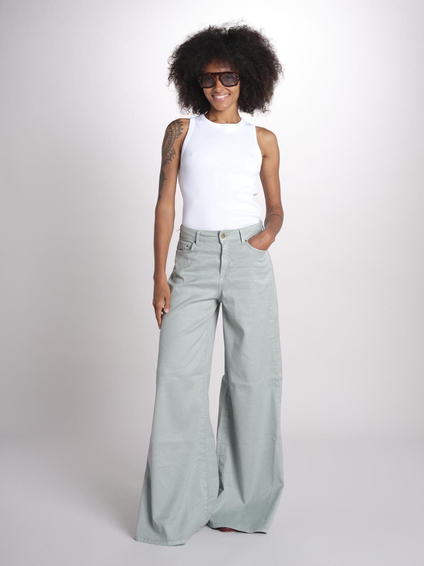 SERENA pantalone 4 tasche in misto lino SERENA XML01 171 ps don't forget me 