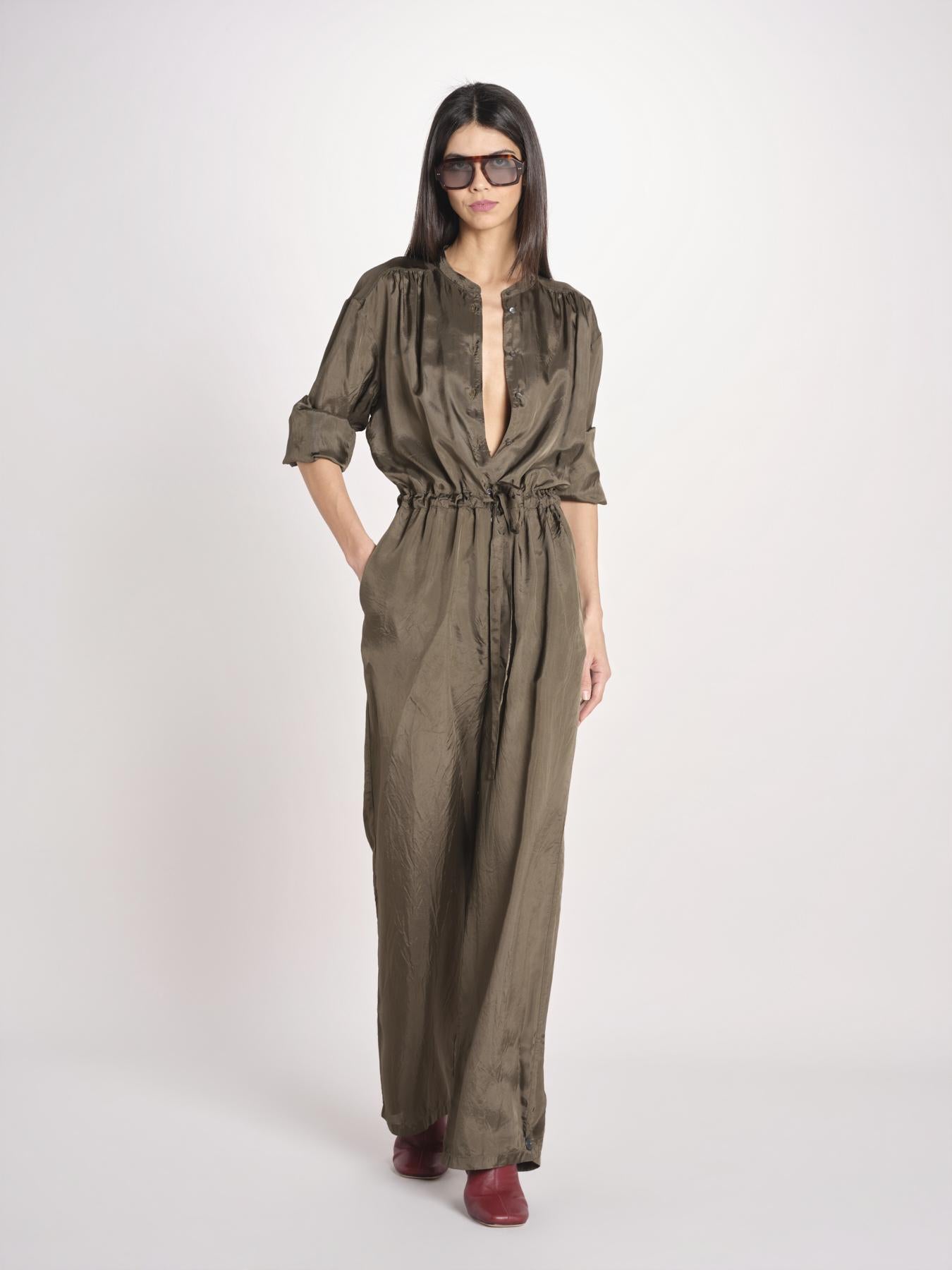 tuta in seta 7903 77332 MILITARE aspesi 