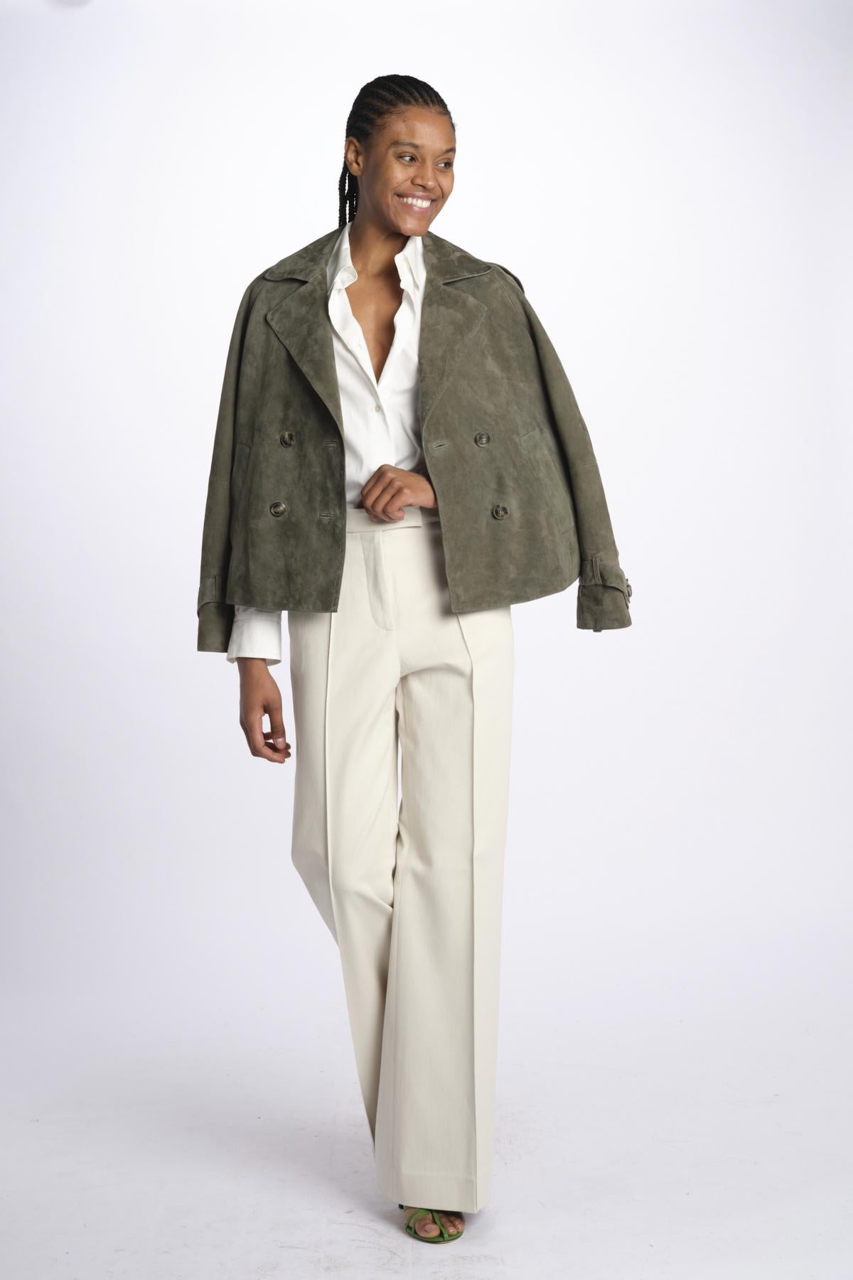 Pantalone OTTAVIA nervature lungo OTTAVIA 53 quelledue 